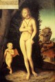 Vénus avec Cupidon Le voleur de miel Lucas Cranach l’Ancien Nu